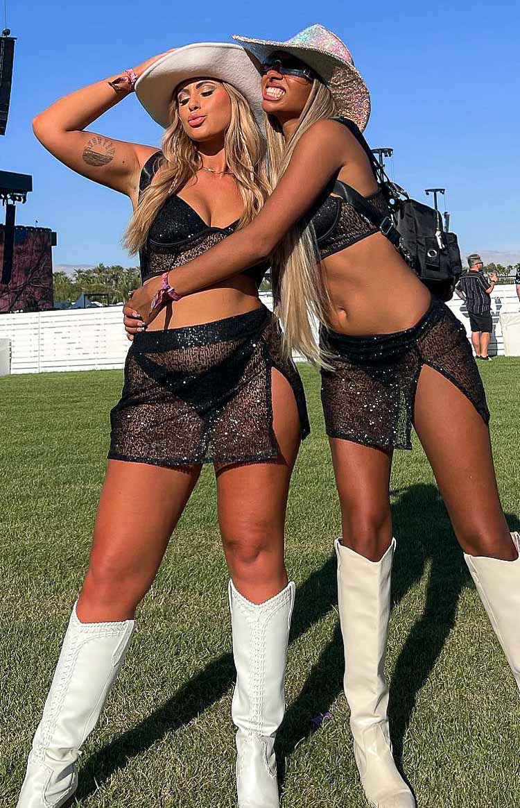 Starman Black Sparkle Bralette